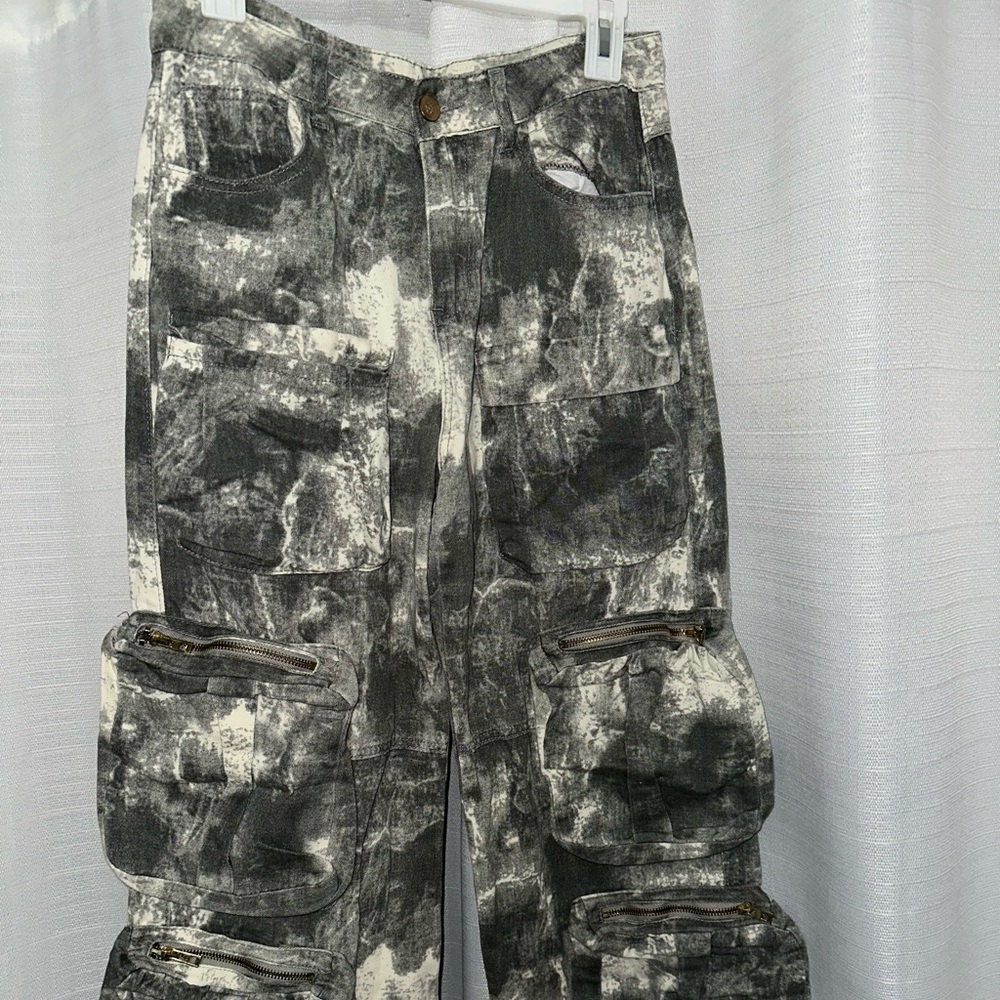 Mineral wash Cargo Pants